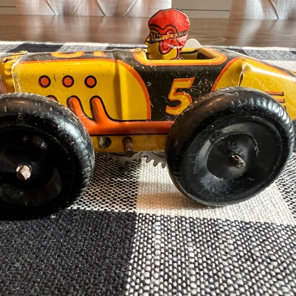 Marx Toys #5 Wind up, Speedster w/Key and Driver - Picture 1 of 7